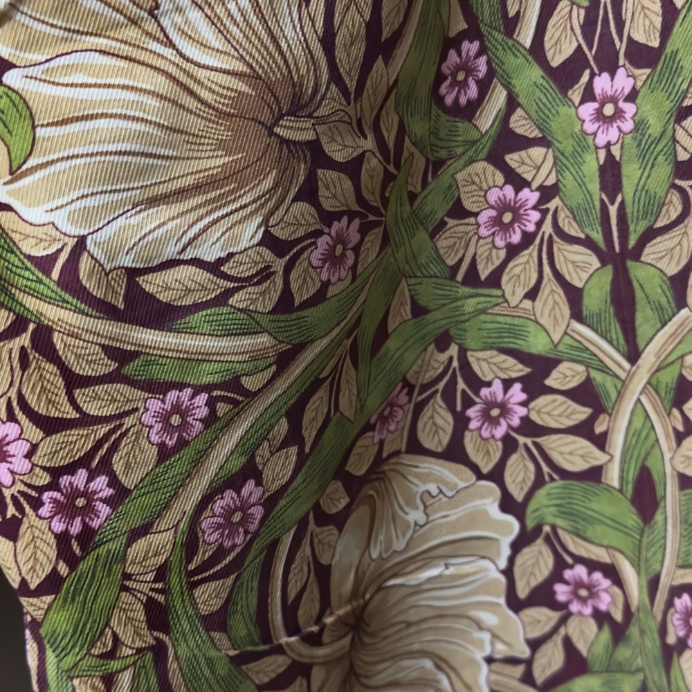 H&M | NWOT Turkey Olive Green Floral Printed High-Rise Straight Leg Pants (sz 2) - Picture 7 of 14